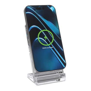Logo trade advertising products image of: Magcharge 15W magnetic wireless charging stand